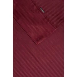 Ramesses 1000 Thread Count Stripe Pima Cotton Sheet Set Burgundy