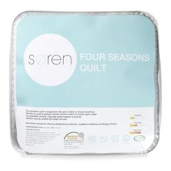 Soren Four Seasons Quilt White