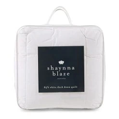 Shaynna Blaze 85/15 White Duck Down Quilt