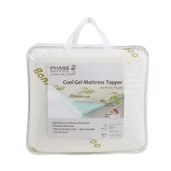 Phase 2 Bamboo Gel Infused Mattress Topper