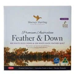 Tontine Murray Darling 80/20 Australian White Duck Down & Feather Quilt -Dri-Glo Shop 585843 C 0000 00