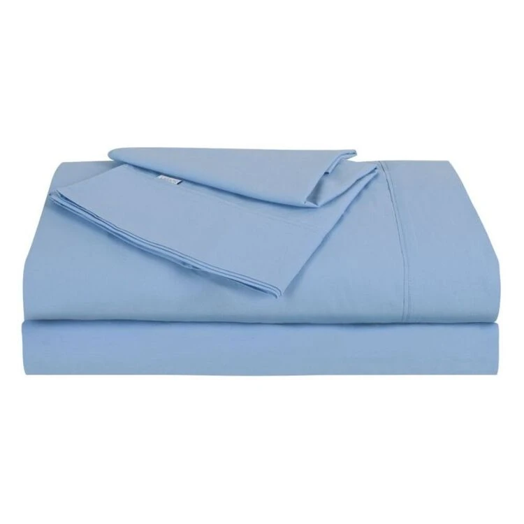 Soren 250 Thread Count Cotton Sheet Set Blue 1 Soren 250 Thread Count Cotton Sheet Set Blue