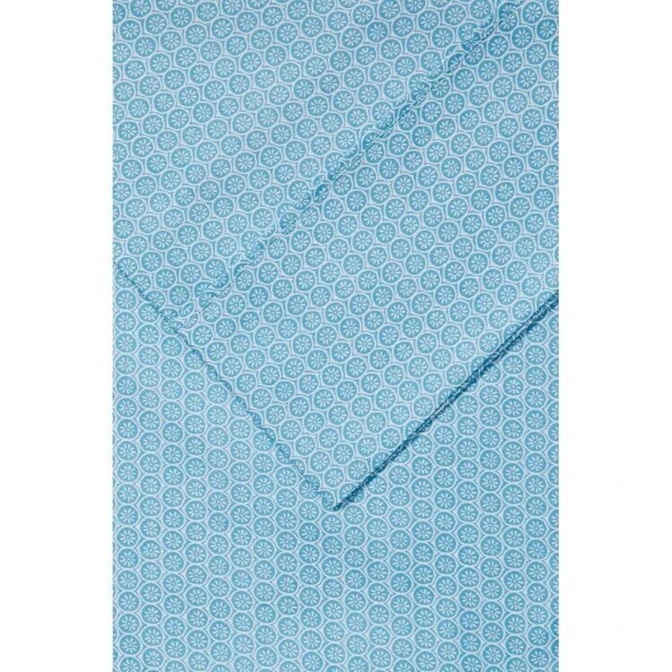 The Big Sleep Daisy Printed Microfibre Sheet Set Blue 1 The Big Sleep Daisy Printed Microfibre Sheet Set Blue