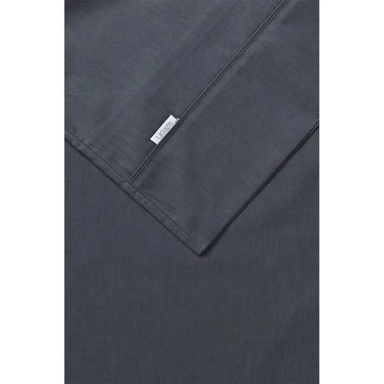 Soren 225 Thread Count Cotton Rich Sheet Set Charcoal 1 Soren 225 Thread Count Cotton Rich Sheet Set Charcoal