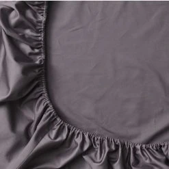 Elysian 500 Thread Count Egyptian Cotton Fitted Sheet Charcoal