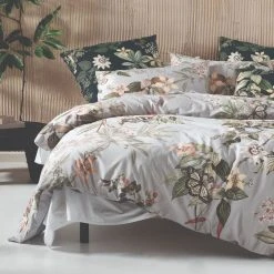 Linen House Bolero Cotton Quilt Cover Set Smoke