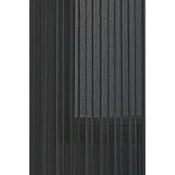 Dri Glo Slub Sheer Curtain 180x250 Charcoal 180 X 250 Cm