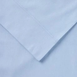Phase 2 250 Thread Count Cotton Eucalyptus Sheet Set Queen Bed Chambray Queen