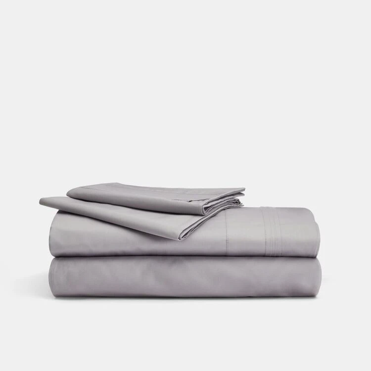 Elysian 700 Thread Count Cotton Sheet Set Grey 2 Elysian 700 Thread Count Cotton Sheet Set Grey - Image 2