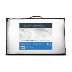 Gainsborough Satin Pillow Medium White