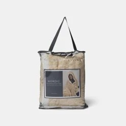 Odyssey Living Nordic Hooded Blanket Birch