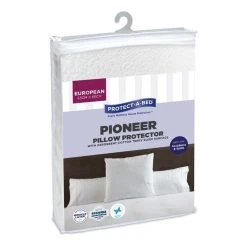 Protect A Bed Protect-A-Bed Pioneer Cotton Terry Pillow Protector White
