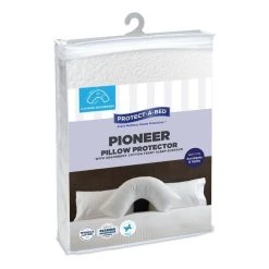 Protect A Bed Protect-A-Bed Pioneer Cotton Terry Pillow Protector U Shape Pillow White U Shape