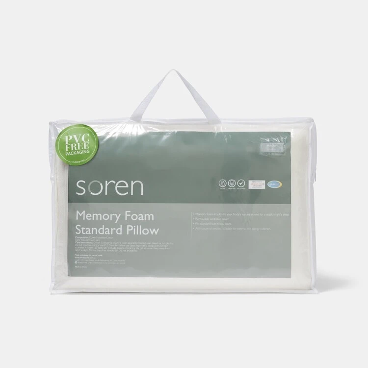 Soren Standard Memory Foam Pillow 1 Soren Standard Memory Foam Pillow