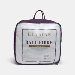 Elysian Ball Fibre 600 GSM Mattress Topper White