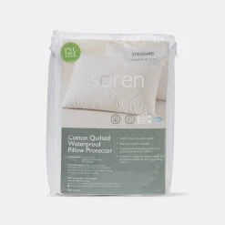 Soren Cotton Quilted Waterproof Pillow Protector Standard 3 Soren Cotton Quilted Waterproof Pillow Protector Standard -Dri-Glo Shop BP607746001 nc