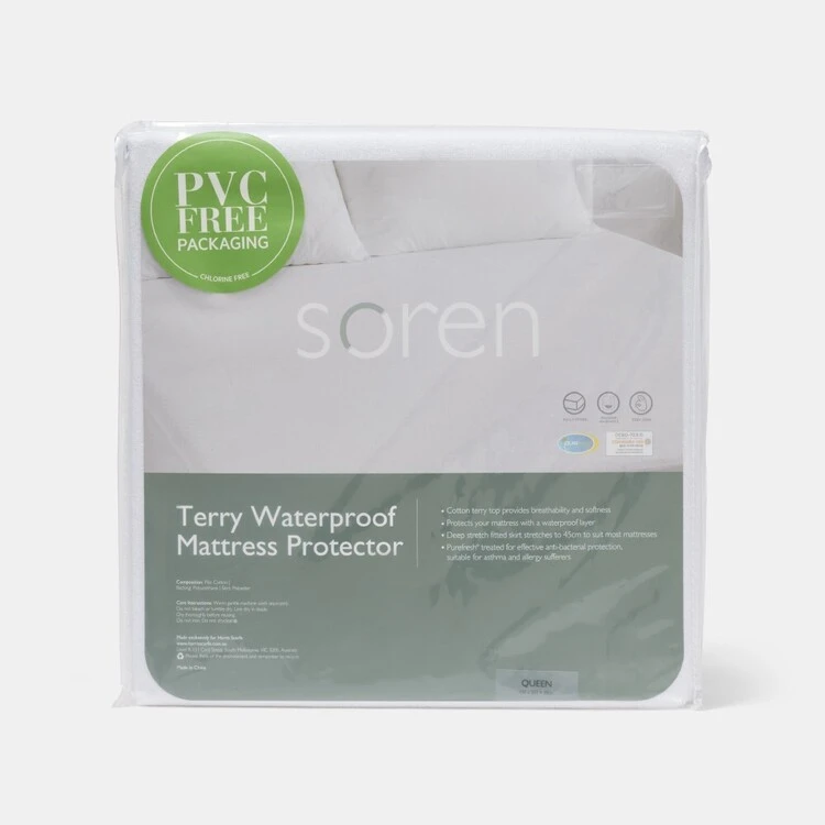 Soren Terry Waterproof Mattress Protector 2 Soren Terry Waterproof Mattress Protector - Image 2