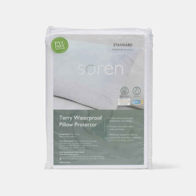 Soren Terry Waterproof Pillow Protector Standard 2 Soren Terry Waterproof Pillow Protector Standard - Image 2
