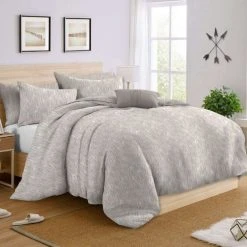 Polo Ikat Cotton Percale Quilt Cover Set Multicoloured