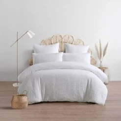 Chyka Home Moonah Cotton Jacquard Quilt Cover Set Multicoloured