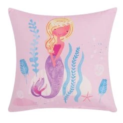 Happy Kids Under The Sea Filled Cushion 40x40cm Multicoloured 40 X 40 Cm