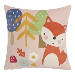 Happy Kids Rainbow Forest Filled Cushion 40x40cm Multicoloured 40 X 40 Cm