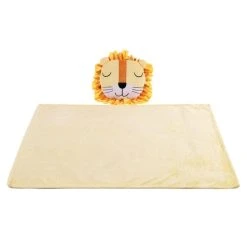 Happy Kids Lion Novelty Throw With Cushion 48x46cm Multicoloured