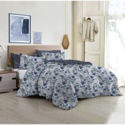 Polo Botanic Cotton Quilt Cover Set Multicoloured