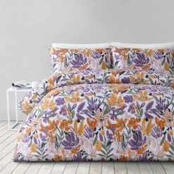 Soren Ethel 250 Thread Count Cotton Quilt Cover Set Multicoloured