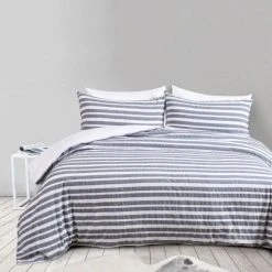 Shaynna Blaze Seaside Jacquard Quilt Cover Set Multicoloured