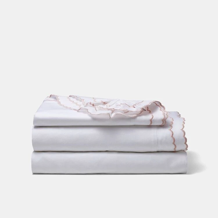 Chyka Home Chyka Sweetheart 300 Thread Count Cotton Sateen Sheet Set Pink 2 Chyka Home Chyka Sweetheart 300 Thread Count Cotton Sateen Sheet Set Pink - Image 2