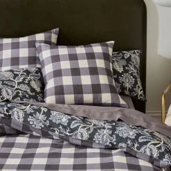 Warwick Home Chirala European Pillowcase Charcoal European