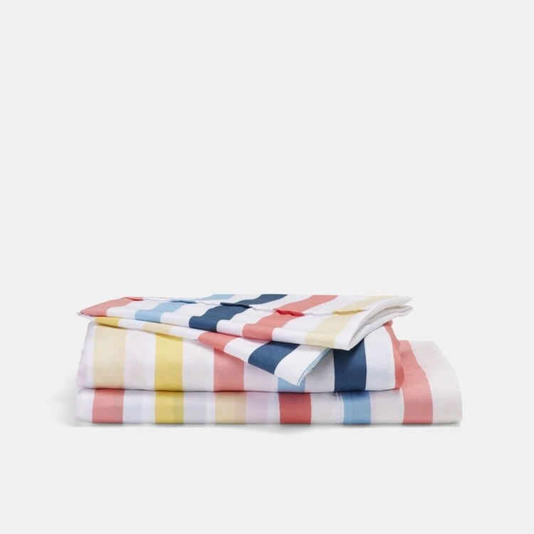 Happy Kids Seaside Print Microfibre Sheet Set Multicoloured 2 Happy Kids Seaside Print Microfibre Sheet Set Multicoloured - Image 2