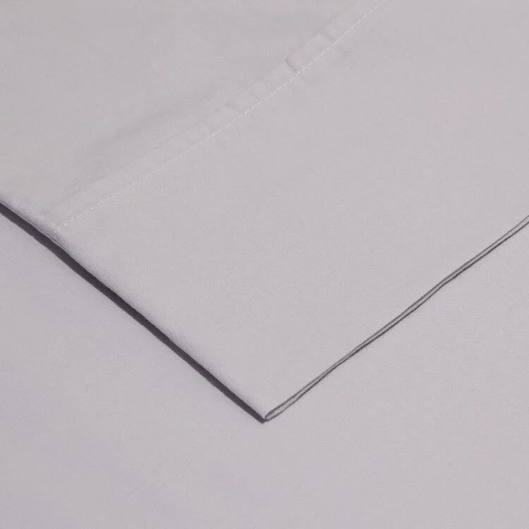 Chyka Home 300 TC Washed Cotton Percale Sheet Set Grey 1 Chyka Home 300 TC Washed Cotton Percale Sheet Set Grey