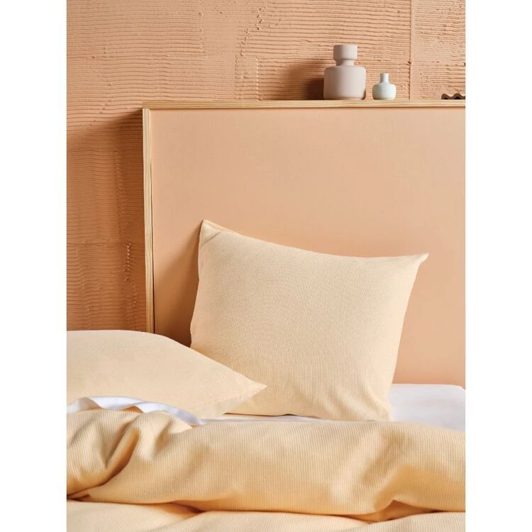 Linen House Providence Cotton European Pillowcase Peach European 1 Linen House Providence Cotton European Pillowcase Peach European