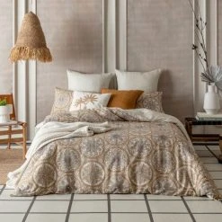 Kas Rafia Quilt Cover Set Multicoloured