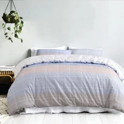 Gainsborough Fleming Check Quilt Cover Set Multicoloured