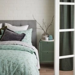 Chyka Home Gardener Textured Cotton Quilt Cover Set Multicoloured