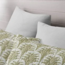 Dri Glo Ilika Quilted Quilt Cover Set Sage