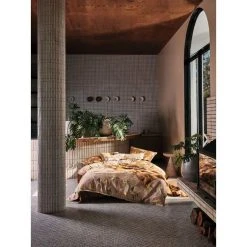 Linen House Olli Cotton Quilt Cover Set Pink