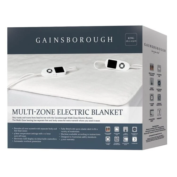 Gainsborough Multi-Zone Electric Blanket King Bed 2 Gainsborough Multi-Zone Electric Blanket King Bed - Image 2
